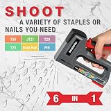 WORKPRO 6-in-1 Multifunctional Stapler w/ 4000 Staples for Furniture Decor view 2