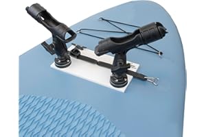 NORTHERN LITES SUP Angler Lite Universal Paddle Board Mount with Paddle Board Fishing Rod Holders, Phone Holders, Cup Holders; Paddle Board Accessories