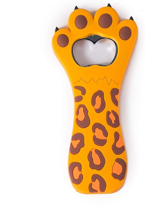 Amazon 可愛い猫の手の栓抜き 癒しのボトルオープナー 肉球 マグネット付き冷蔵庫にもくっつく ニャンコ オレンジトラ猫模様 栓抜き オンライン通販