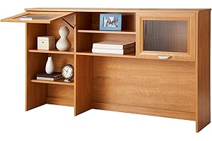 Realspace® Magellan Hutch For Corner/L-Desk, Honey Maple