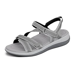 Orthofeet Women's Orthopedic Grey Water-Friendly