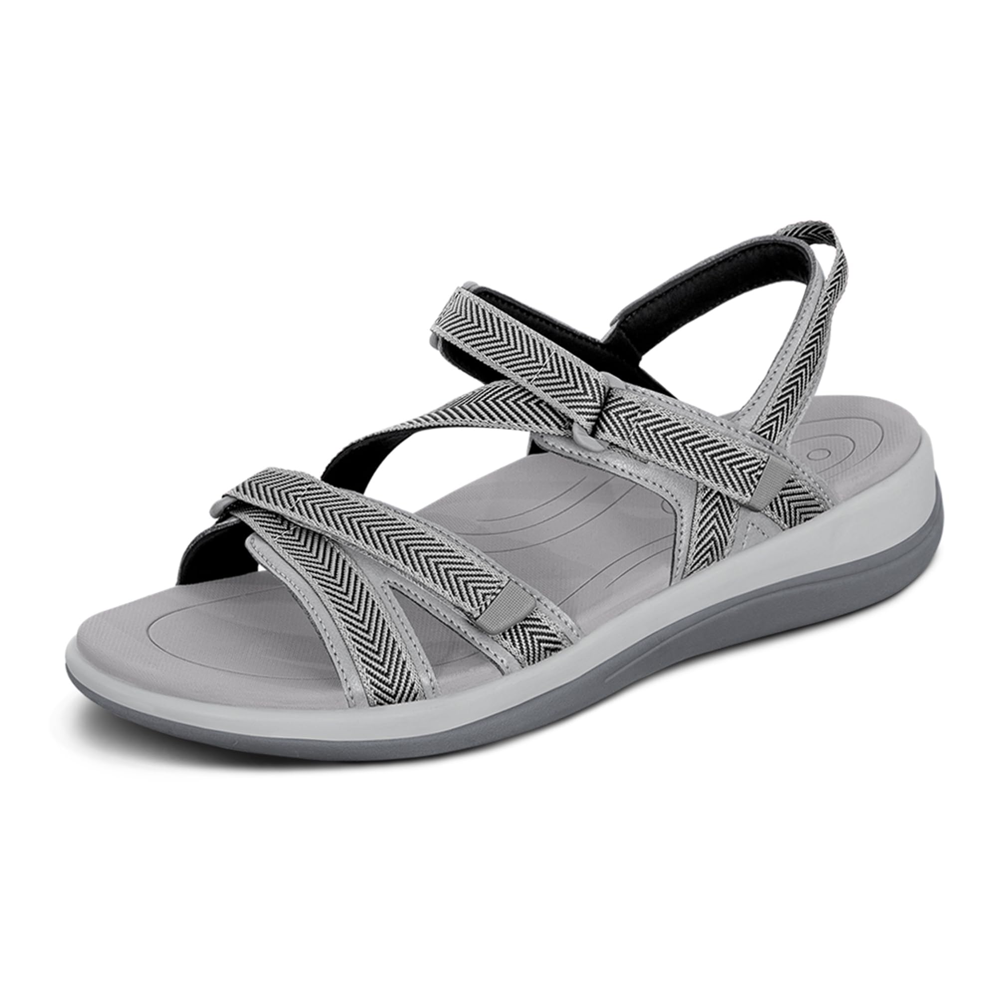 Orthofeet Women's Orthopedic Grey Water-Friendly