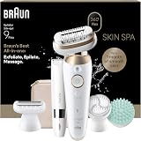Braun Silképil 9 Flex Epilator SkinSpa All-in-One Set 360° Head Wet Dry