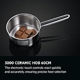 AEG Ceramic Hob HRX64360C 60 cm 4 Zones Touch Control Black view 6