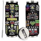 JDEIFKF Pickleball Tumbler Gifts for Women, Men - Pickle Ball Gift for Woman - Christmas, Birthday Gift for Pickle Ball Lovers-Pickleballs Cup Gifts for Women Girls Friends Sisters Players 17 Oz