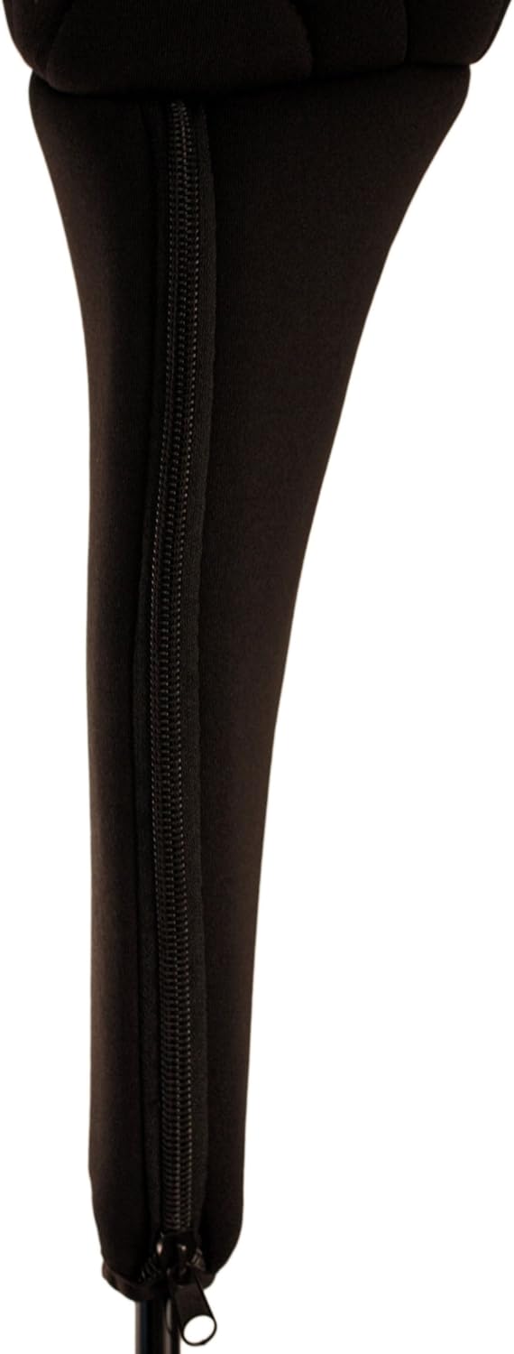 Black Golf Zipper Head Covers Driver 1 3 5 Fairway Woods Headcovers Metal Neoprene Traditional Plain Protective Covers Fits All Fairway Clubs and Drivers up to 460cc : Sports & Outdoors