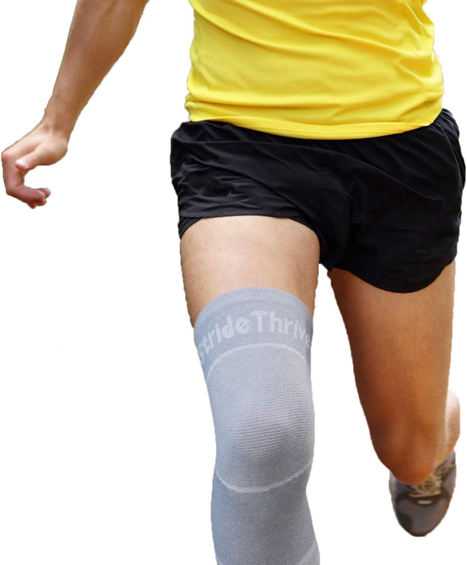 Knee Sleeve: Knee Compression Sleeve. Crossfit Brace Support, Running, Weightlifting, Working Out, Basketball, Jogging, Powerlifting. Sports Workout Leg + Meniscus Patella Stabilizer for Women and Men