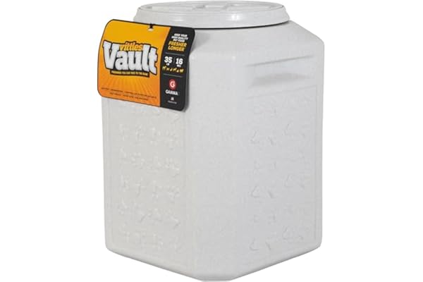 Gamma2 Vittles Vault Dog Food Storage Container (Durable, Food Safe, BPA Free Storage, Made in the USA with Recycled Material