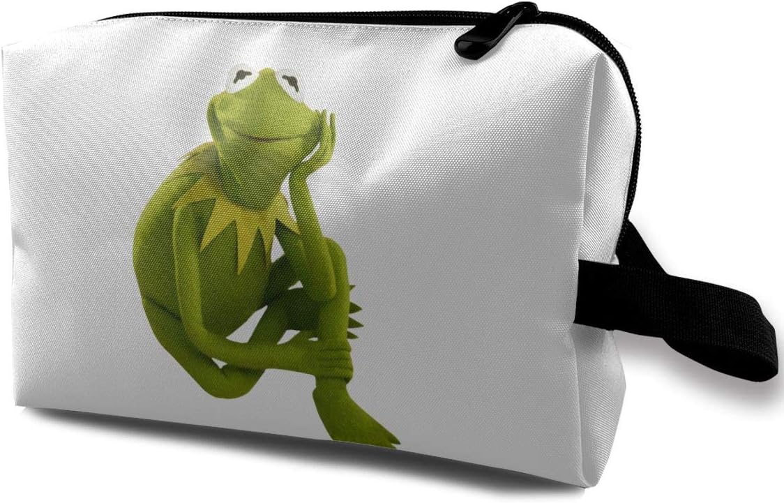 Others Kermit The Frog Toiletry Bag Multifunction Cosmetic Bag Portable Pouch for Travel Organizer Bag