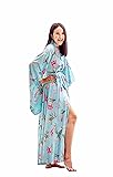 Na'Rak Women's Kimono Robe, Yukata Style Long Soft