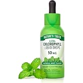 Nature's Truth Liquid Chlorophyll Drops | 50 mg Chlorophyll | 2 fl oz | Natural Mint Flavor | Vegan, Non-GMO &amp; Gluten Free Supplement