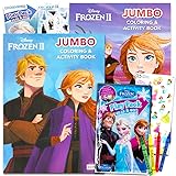 Disney Frozen Coloring Book Set with Crayons and