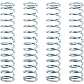 9712 Nickel-Plated Compression Spring &ndash; 4-Pack | Spring Steel, 0.051" Wire Dia x 9/16" OD x 3" Long, for Appliances, Automotive, Industrial Machinery
