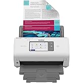 Brother ADS-4700W Professional Desktop Scanner with Fast Scan Speeds, Duplex, Wireless, and Large Touchscreen, White