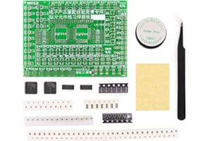 D DZRCOXI SMD Soldering Practice Kit,DIY SMT Welding Practising Skill Training Board Set