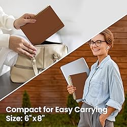Lined Spiral Journal Notebook for Women & Men, 140
