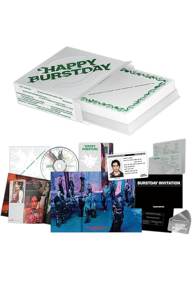 SEVENTEEN HAPPY BURSTDAY DAREDEVIL 12種① CD) SEVENTEEN 5th Album - HAPPY BURSTDAY (Daredevil Ver.) Random 1