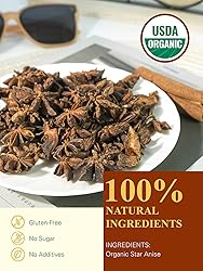 GLDNT Organic Star Anise, Whole Organic Star Anise