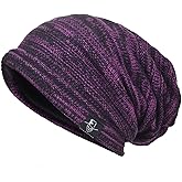 VECRY Men's Slouch Beanie Skull Cap Long Baggy Hip-Hop Winter Summer Hat