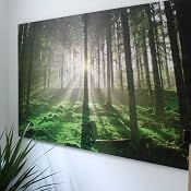 Visario Quadro su Tela Londra 160 x 80 cm 5 Tele Modello Nr XXL 5515. I