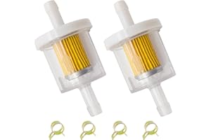 YGQ 691035 1/4" Inline Fuel Filter Kit for Briggs & Stratton 493629 84001895 794079 56002 Toro MTD Craftsman Kawasaki 49019-0