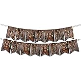 Okayski Cowboy Birthday Banner, Western Cowboy Theme Wild West Party Decoration for Cowgirl, Horse Racing Party Decor, Rodeo Theme Birthday Decorations