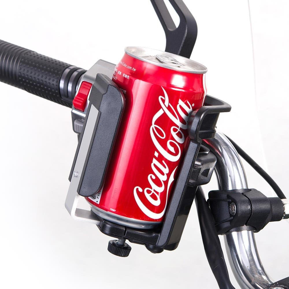 Magazi black drink beverage cup tumbler holder for motorcycle ATV
