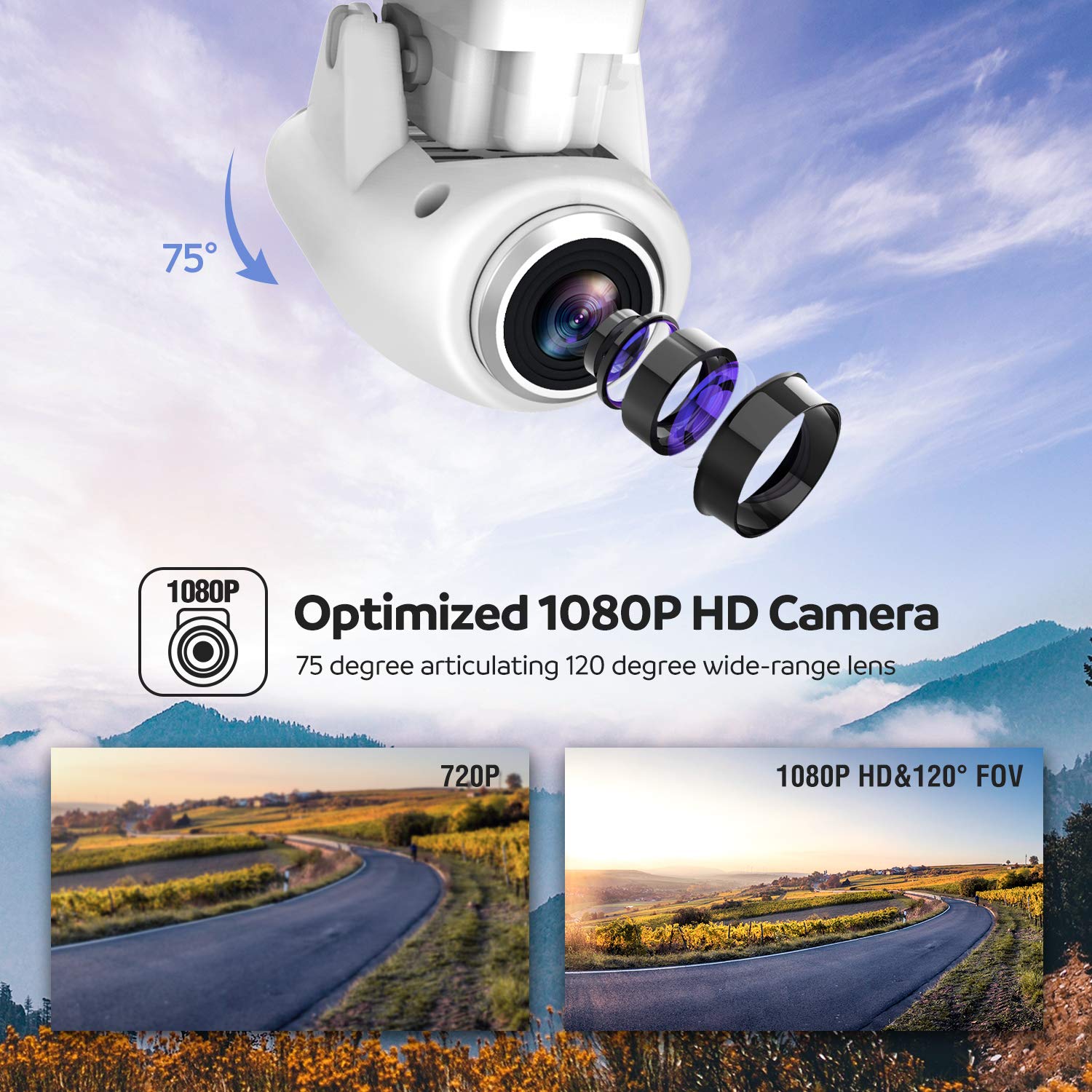 potensic t25 gps 1080p