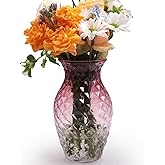 Vase for Flowers Small Glass Vases for Home Decor Table Centerpieces Living Room Bedroom Bookshelf Kitchen Modern Office Wedding Decoration Vintage Flower Vases Red White