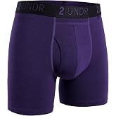 2UNDR Swing Shift 6" Mens Boxer Brief, Mens Pouch Underwear with Patented Joey Pouch, Modal Underwear Men, Moisture Wicking