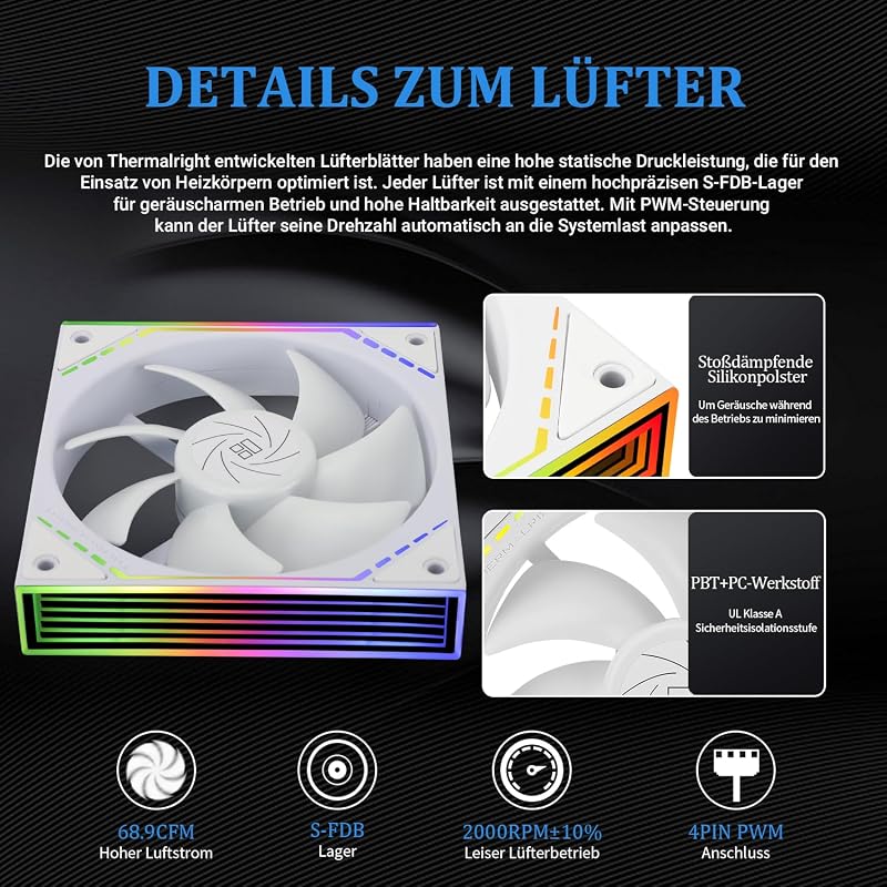 Frozen Infinity 240 WHITE - Ventilador de CPU doble PWM con 2000 rpm, enfriador de CPU Aio para AM4/AM5 e Intel LGA115X/2011/1700/1851, Infinity Mirror
