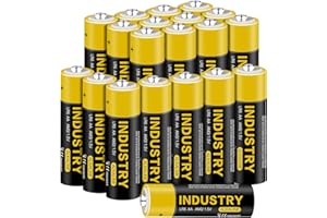 20-Pack AA Alkaline High-Performance Batteries, 20PCS Double A Batteries, 1.5 Volt, 10-Year Shelf Life (20PCS)