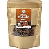 52USA Organic Star Anise 4oz, Whole Chinese Star Anise Pods, Dried Anise Star Spice