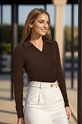 WIHOLL Chocolate Brown Fall Clothes for Women