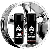 Genuine Alsa Chrome Paint - with Bonus Free Gloss Basecoat - True Mirror Finish - Scratch Resistant with No Topcoat Needed Guaranteed