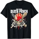 5FDP Warhead Skull Front Back Print T-Shirt