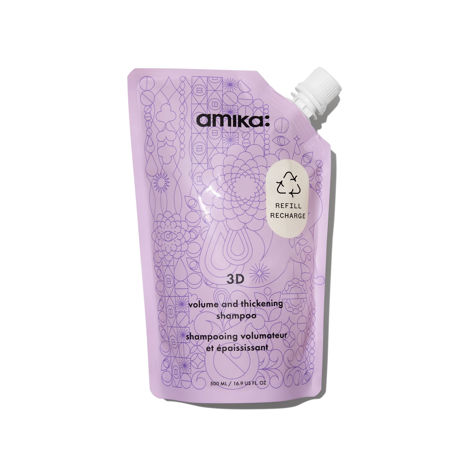 amika 3D volume & thickening shampoo