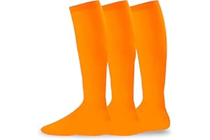 TEEHEE SOCKS Soccer Socks Athletic Sports Socks Softball Baseball Cushioned Knee High Tube Socks Kids Teens Women Men Unisex