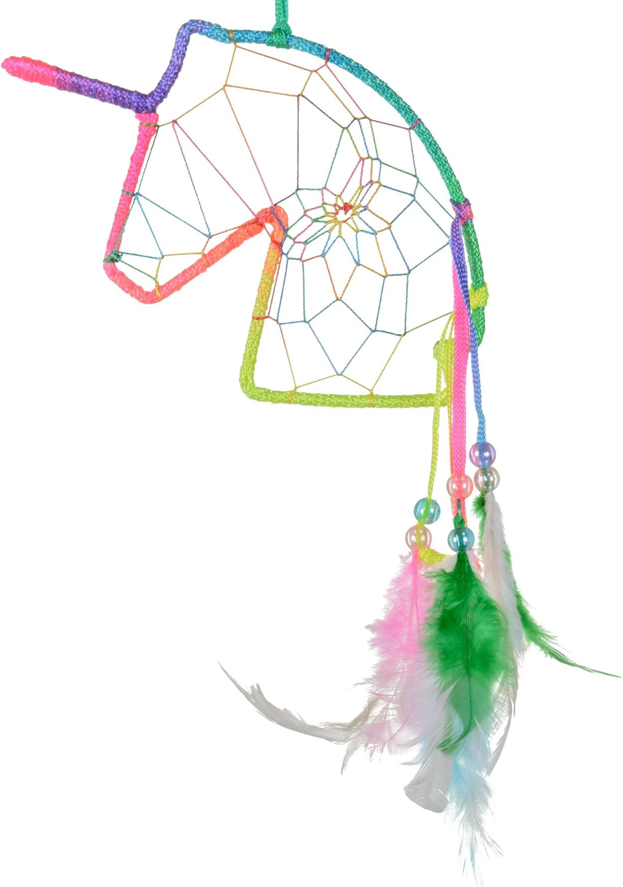 Unicorn Profile Dream Catcher (Rainbow)