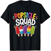 Popsicle Squad Cute Summer Popsicle Lover Family Vacation T-Shirt