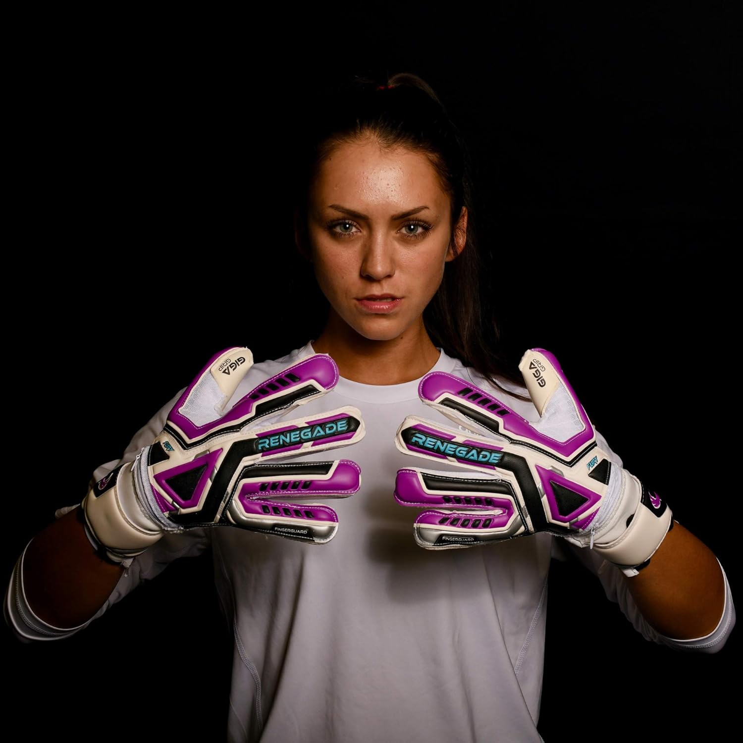 Renegade GK Fury Goalie Gloves with Microbe-Guard (Sizes 7-11, 7 Styles, Level 4) Pro-Tek Fingersaves & 4+3MM Giga Grip | High Performance Pro-Level Goalkeeper Glove | Based in The USA : Sports & Outdoors