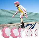 ValueTalks Kids Bike Helmet and Pads Set 7pc Adjustable Black view 6
