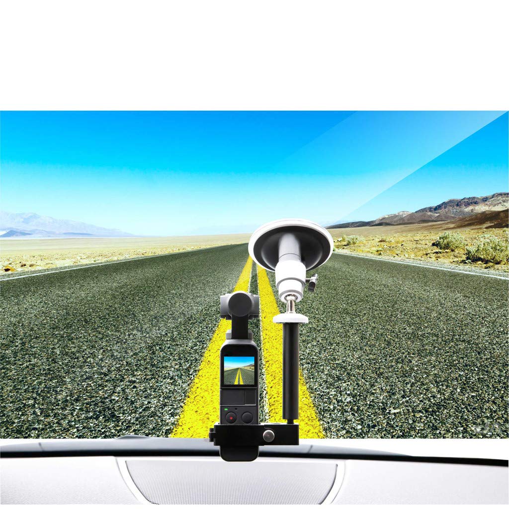 1 4ブラケットホルダー 車フロントガラス用吸盤 B07mkxpswn Dji 車載 Osmoポケット用 Rucan ドローンマルチコプター 21秋冬新作