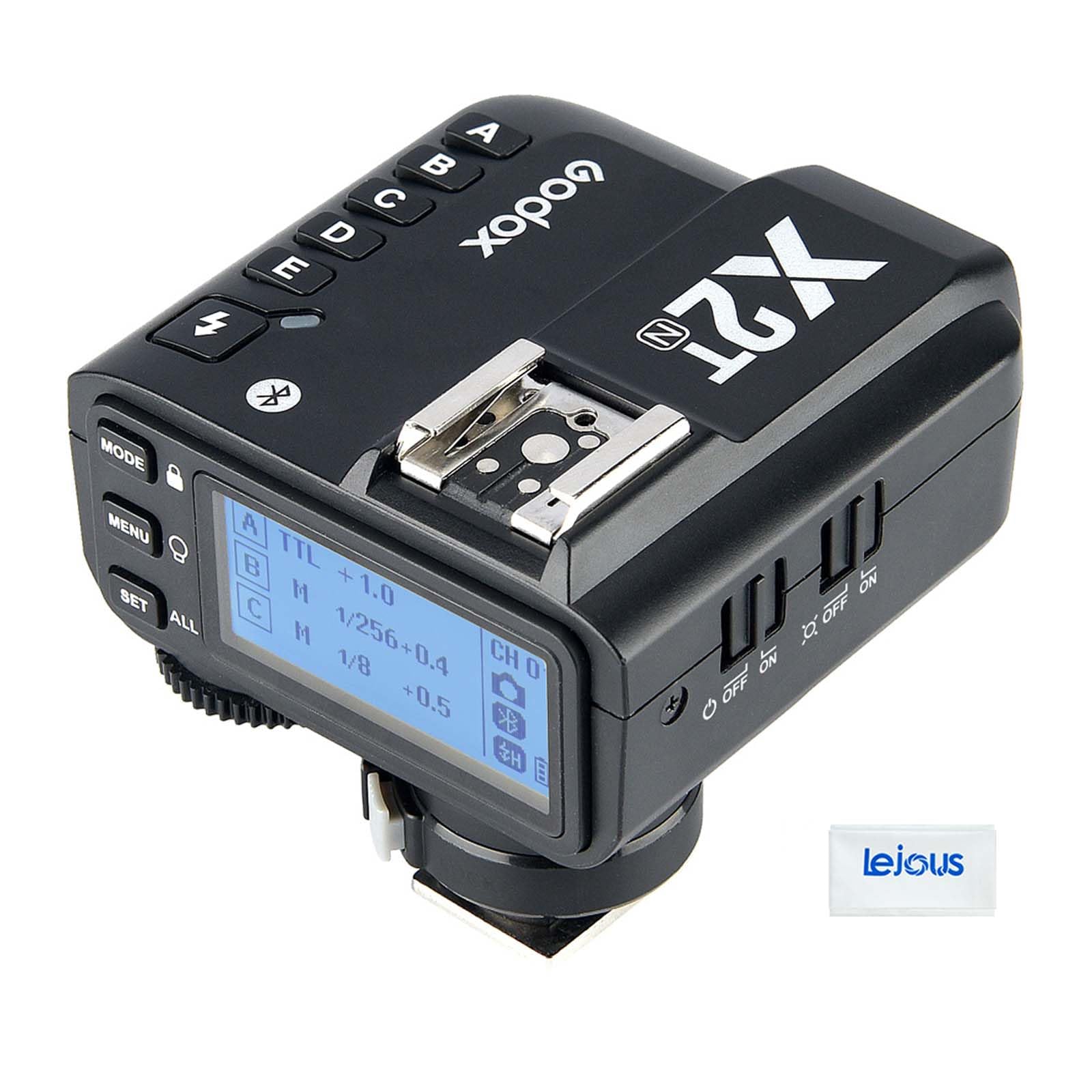 Godox X2T-N TTL Wireless Flash Trigger Compatible with Nikon Cameras, 1/8000s HSS Transmitter, TCM Function, Bluetooth Connection APP Control