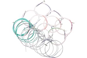 LIGIGWASH Complete Set of 21 Guzheng Strings Sturdy Steel Wire Replacement for Chinese Zither Playing