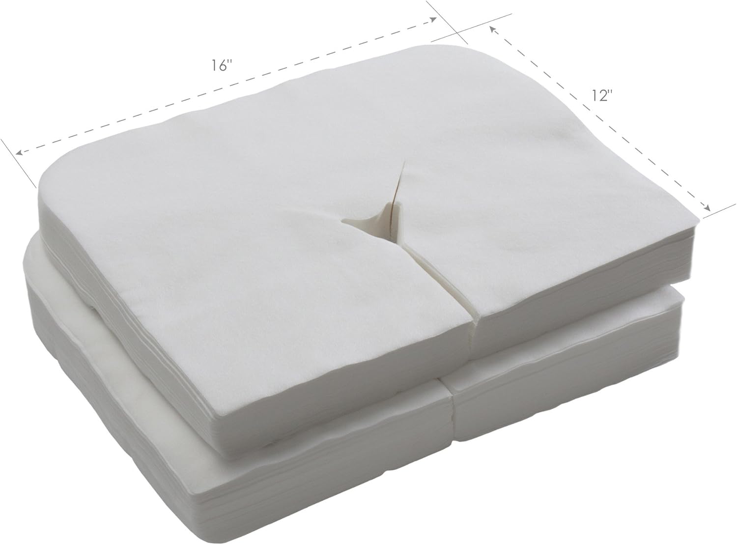 EARTHLITE Disposable Face Cradle Covers – Medical-Grade, Ultra Soft, Luxurious, Non-Sticking Massage Face Covers/Headrest Covers for Massage Tables & Massage Chairs, 100 count: Sports & Outdoors
