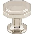 Top Knobs TK286PN Chareau Collection 1-1/8" Emerald Knob, Polished Nickel
