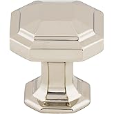 Top Knobs TK286PN Chareau Collection 1-1/8" Emerald Knob, Polished Nickel