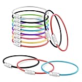 CooBigo 16 Pack Stainless Steel Loops 2mm Coated