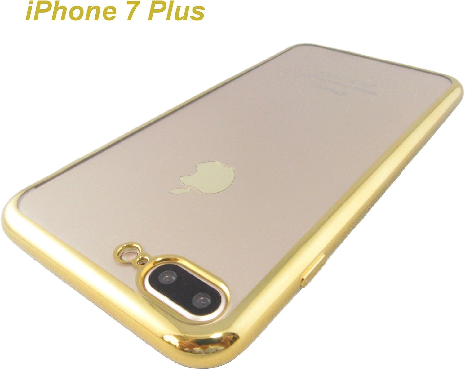 Amazon Co Jp Iphone 7 Plus ケース Iphone 8 Plus ケース Gold カラー バンパー 風 Tpu ケース 耐衝撃 柔軟性 に優れた Tpu 樹脂 ケース 内面に密着防止用 ミクロ 凹凸 シボ 加工有り スリム 薄型